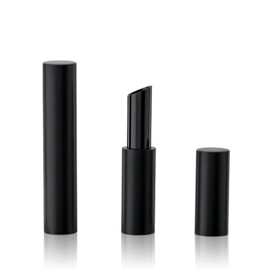 China Cosmetics Highly Recommend Empty Matte Black Aluminum Case Container/Packaging/Slim/Slim Cosmetic Lipstick Tubes//Stick for sale