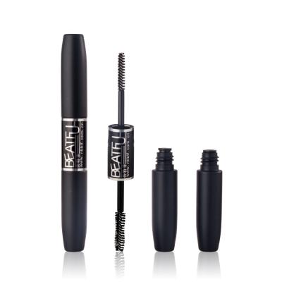 China Cosmetics Two In One Jumbo Size 6ml*2 Matte Black Metal / Aluminum Mascara Tube Vacuum Double Ended, Double Tube Mascara, 2 In 1 Mascara Tube for sale