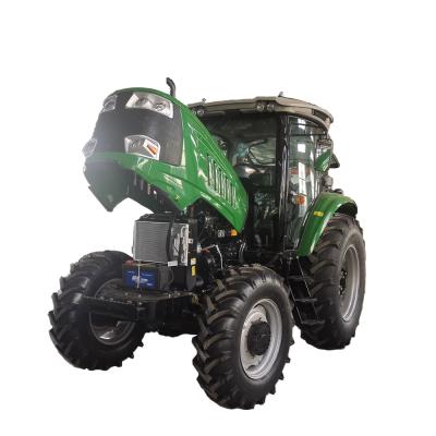 China Farms 4w 80hp tent quanchai brand engine farm tractor with big traction for sale