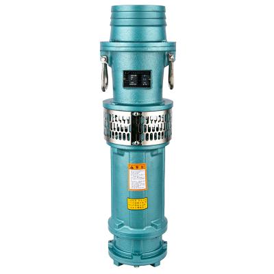 China High efficiency 8 inch 10hp 7.5KW electric clean water 110 volt electric submersible water pump for irrigation and agriculture for sale