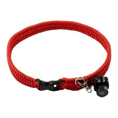 China New JEWELED handmade outdoor sport paracord armor pet collar camera for sale