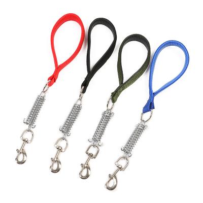 China Cheap Soft Padded JEWELED Handle Dog Leash Explosion Proof Spring 4 Colors for sale