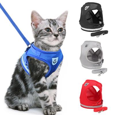 China NOT JEWELED No Pull Dog Vest Cat Harness Adjustable Breathable Reflective Custom for sale