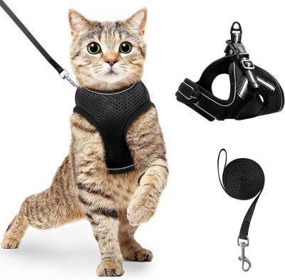 China Easy Control XS S Escape Proof Soft Breathable Reflective Cat Harness JEWELED for sale