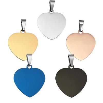 China Europe Engraved Pet Nameplate Stainless Steel Heart Shape Dog Id Tags for sale