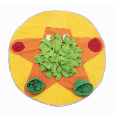 China Travel Fun To Use Design Machine Washable Round Dog Nose Mat Puzzle for sale