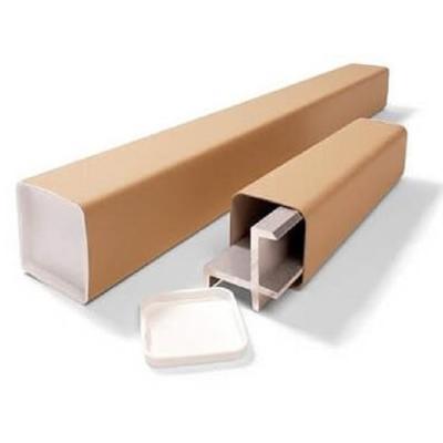 China Materials tube packaging box recycled high quality square paper mailing tube for brand packaging for sale