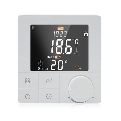 China Contemporary Original Manufacturer R8W.716 LCD Display 16A Smart WiFi Heating Thermostat Contemporary Programmable Electric Works with Alexa and Google for sale