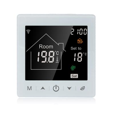 China Manufacturer R9W.716 Original Contemporary LCD 16A Smart WiFi Heating Thermostat Programmable Electric Works with Alexa and Google for sale