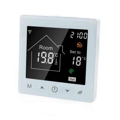 China Contemporary Original R9W.716 RTS Manufacturer LCD 16A Smart WiFi Heating Thermostat Contemporary Programmable Electrical Works with Alexa and Google for sale