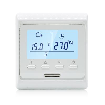 China E51.703 Contemporary LCD Water Heating Programmable Thermostat 3A 100-240VAC for sale