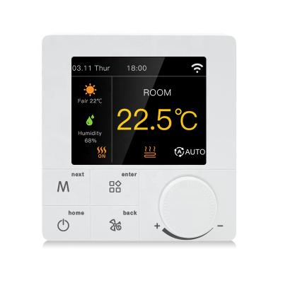 China Contemporary alexa thermostat smart electric floor heating programmable wifi thermostat works with Alexa and Google voice control for sale