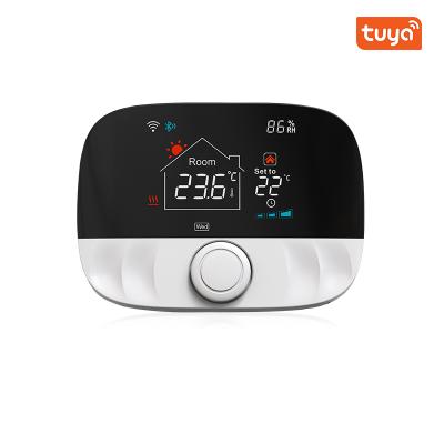 China Contemporary Desktop RF/Wi-Fi Smart Thermostat For Wall-hung Boiler One Hundred Meters ODM High Quality Service Ultra Long Distance Control for sale