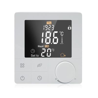 China Contemporary Original Manufacturer R8N.723 LCD Handwheel Boiler Programmable Thermostat with 3A 100-240VAC Potential Free Output for sale