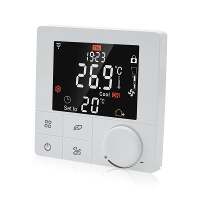 China Contemporary Original Manufacturer R8W.743 LCD 3A Smart WiFi Fan Coil Thermostat Works with Alexa and Google for sale