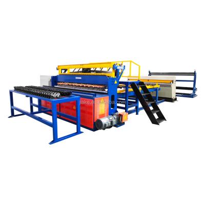 China Building Material Shops BRC Automatic Reinforcing Wire Rolled Mesh Welding Machine For 3-6mm Construction Roll Mesh for sale