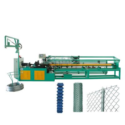 China Hotels Galvanized Diamond Mesh Chain Link Fence Machine Manufacturer for sale