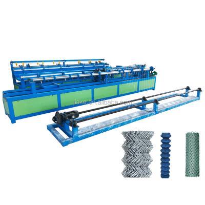 China Building Material Shops Single Wire Chain Link Fence Machine / Indian Automatic Chainlink Machine for sale