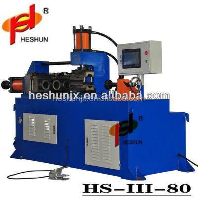 China Tube End Reduce Machine / Pipe End Forming Machine / Three Working Positions HS-III 80 for sale