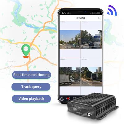 China Live Video Vehicle Truck Realtime Recording Mobile DVR 3G 4G GPS WiFi DVR 8CH SD MDVR Kit for sale