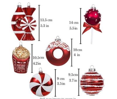 China 2021 Popular Good Quality Personalized OEM/ODM Wholesale Custom Red Balls Christmas Tree Ornaments for sale