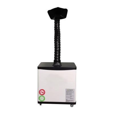 China food & Beverage Factory Air Purifier Smoke Filter Small Size Dust Collector for Cleaning Laser Spotting Smoke for sale