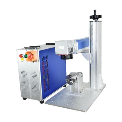 China Colors Engraving On Stainless Steel JPT MOPA 60W Laser Making Engraving Machine for sale