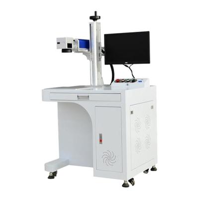 China Laser Marking Glass Laser Marking Machine 20W 30W Fiber Optic Laser Marker for sale