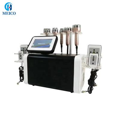 China Factory price weight loss 6 in 1 cavitation lipo laser rf ultrasound vacuum device for commerical use for sale