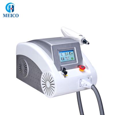 China Portable mini dye removal laser tattoo removal yag laser machine with 3 wavelength for sale