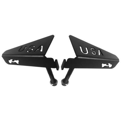 China Hot Selling Decoration Hinge Front Foot Peg Rest Pedal Front Foot Pegs Rest Pedal For Jeep Wrangler JK 2018 2019 2020 for sale