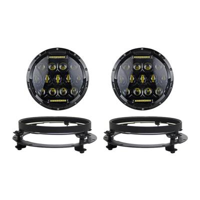 China PC 7 Inch Honeycomb LED Headlights For 18-21 Wrangler JL and Gladiator JT for sale