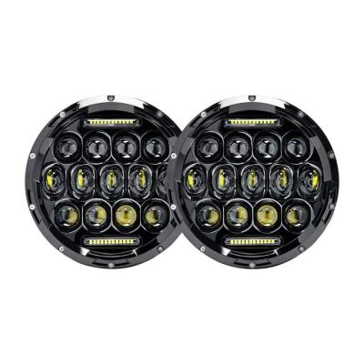 China PC Honeycomb LED Headlights For 97-18 Jeep Wrangler TJ/JK for sale