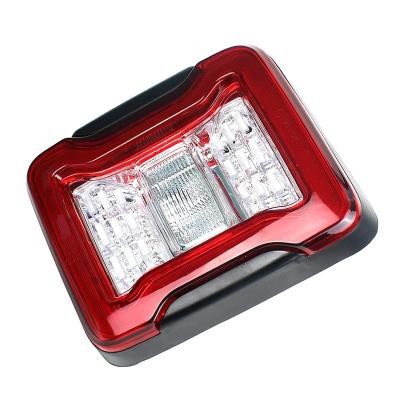 China Turn Light+Brake ABS LED Red Tail Lights Plug-and-Play Rear Taillight Tail Lights For Jeep Wrangler JK for sale