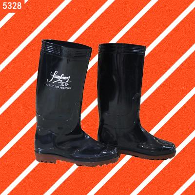 China PVCRain Waterproof Rejects Safety Rain Non-slip Steel Head Shoes Waterproof Rubber Site Long Shoes for sale