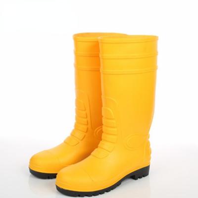 China Steel Toe Waterproof Rubber Safety Gumboots Rain Boots with Steel Toe Caps for sale