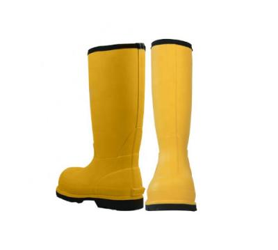 China High quality hot sale safety rubber boots waterproof waterproof and wear-resistant rubber rain boots for sale