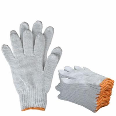 China White Construction Construction Cotton Hand Gloves Work Gloves for sale