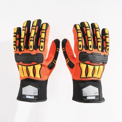 China Embellished Mechanical Glove Non-Slip Impact Resistant Abrasion TPR Gloves Anti-Skid Impact Resistant for sale