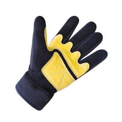 China Flame Retardant Impact Resistant Mechanical Fire Resistant Cut And Puncture-Resistant Leather Working Welding Gloves for sale