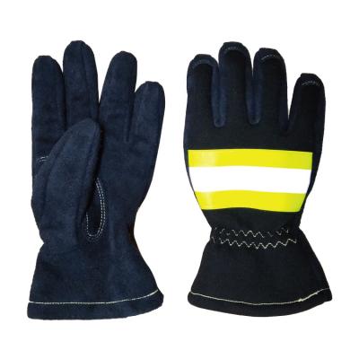 China Work Protection Top Sale Industrial Worker Firefighter Reflect Light Mechanic Puncture Resistant Gloves RTS for sale