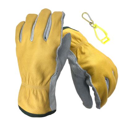 China Anti-Cut Mens Safety Work Gloves Whip Welding Gloves Leather Working Safety Garden Protector Sports MOTO Wear-Resistance Gloves for sale