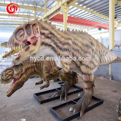 China Theme park factory manufacture various life size animatronic dinosaurs models for theme parks for sale