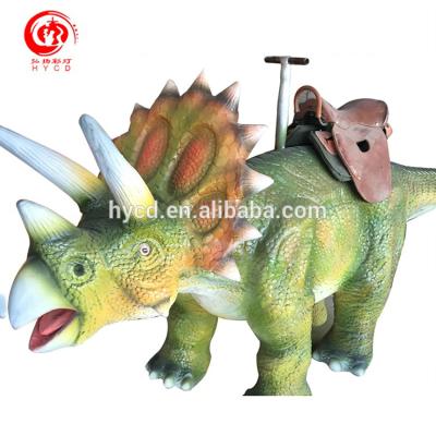 China 2017 Theme Park Coin Operated Amusement Dinosaur Mechanical Walking Rides for sale