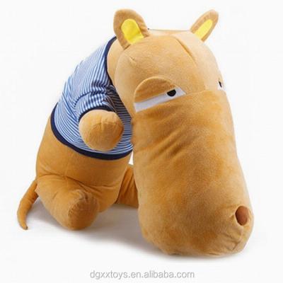 China Funny Stuffed Animal Plush Pillow Toy Head Cushion for sale