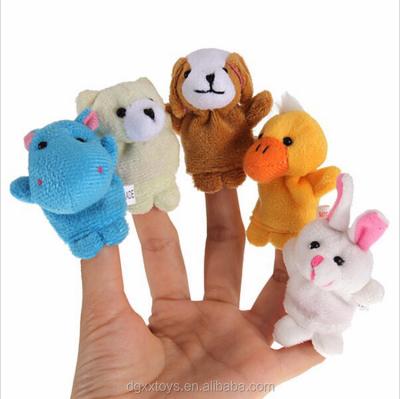 China Animal Plush Toy Dolls Puppet Finger Puppets for sale