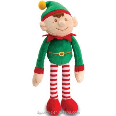 China Hanging Stuffed Elf Christmas Toys Dolls Christmas Elf Plush Toy Indoor Decoration Christmas Elf for sale