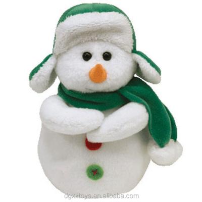 China Plush Customized Custom Stuffed Christmas Plush Snowman Toy for sale