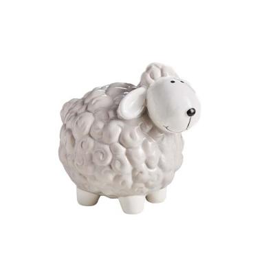 China Nordic Ceramic Piggy Bank Style Cartoon Sheep Small Piggy Bank 3 Piggy Bank for sale