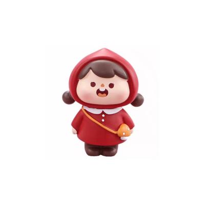 China Cartoon Central Institute of Statistics Girl Heart Mushroom Girl Gifts and Crafts Home Decor Resin Crafts for sale